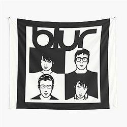 black and white famous Tapestry