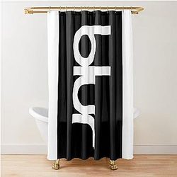 The clean title is: The Word Make Me Flying So High Shower Curtain