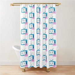 Blur band Coffee TV Milk Faces Design Shower Curtain