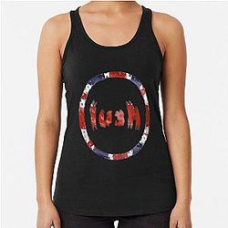 Shoegazing English Rock Band Lush Classic Logo Racerback Tank