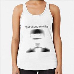 This is Not America Claes Bang Racerback Tank Top