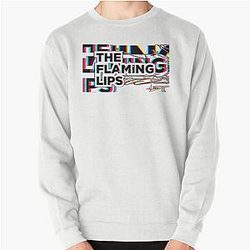 Flaming Blur Pullover Sweatshirt
