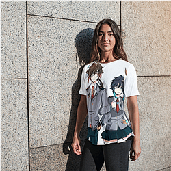 BNHA T-shirts - Genshin Impact x BNHA Creative Graphic Tees