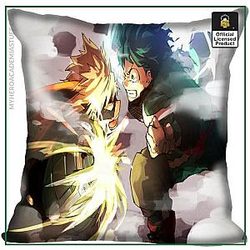 My Hero Academia Merch Pillow Cover Merch -  Bakugo vs Deku