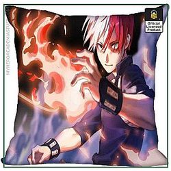 My Hero Academia Merch Pillow Cover Merch -  Shoto Fire Quirk