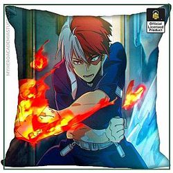 My Hero Academia Merch Pillow Cover Merch -  Shoto Todoroki