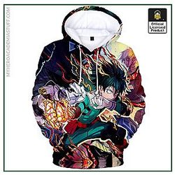 My Hero Academia Hoodie: Deku Izuku Fighting 3D Hoodie