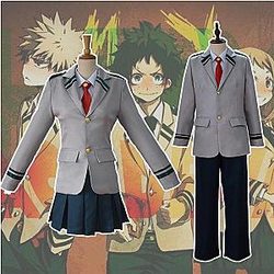 My Hero Academia Ochaco Uraraka Uniform Cosplay Costume Halloween