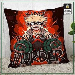 BNHA Shop Pillow Cover Merch -  King Explosion Murder