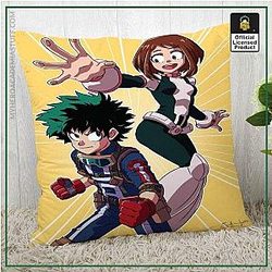 BNHA Shop Pillow Cover Merch -  Midoriya and Ochaco