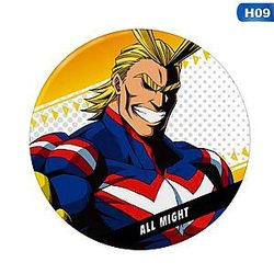 1Pc Anime My Hero Academia Badge - All Might Pins