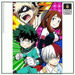 Boku No Hero Academia Shop Poster Merch -  New Heroes