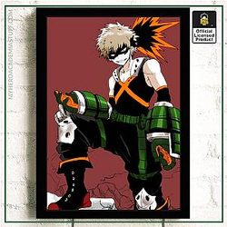 My Hero Academia Merch Poster Merch -  Kacchan