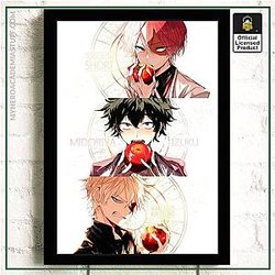 My Hero Academia Merch Poster Merch -  Shoto Midoriya Bakugo