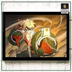 My Hero Academia Merch Poster Merch -  Katsuki Bakugo