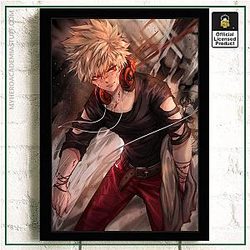 My Hero Academia Merch Poster Merch -  Bakugo