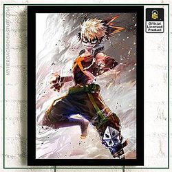 My Hero Academia Merch Poster Merch -  Katsuki Bakugou