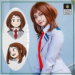 My Hero Academia Merch Wig Merch -  Ochaco Uraraka Hair
