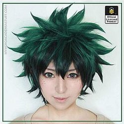 My Hero Academia Merch Wig Merch -  Deku Hair