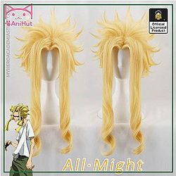 My Hero Academia Merch Wig Merch -  Skinny All Might Hair