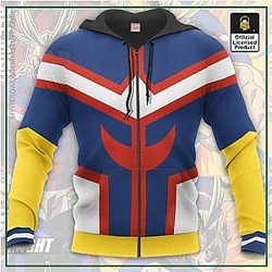 All Might (Golden Age) - Toshinori Yagi Cosplay Zipped Hoodie