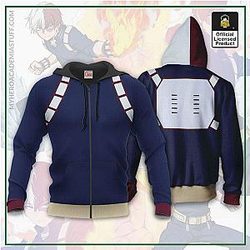 My Hero Academia - Shoto Todoroki Uniform Zipped Hoodie
