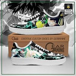 Izuku Midoriya Air Force Shoes - Boku No Hero Academia