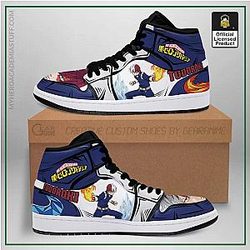My Hero Academia Shoes - Todoroki Shoto Jordan Sneakers Custom