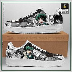 My Hero Academia Shoes:  Izuku Manga Inspiration Sneaker