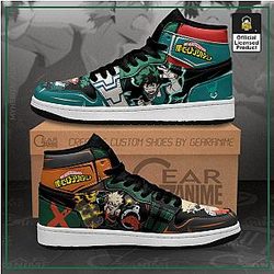My Hero Academia Shoes: Bakugou And Deku Jordan Sneakers