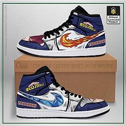 My Hero Academia Shoes - Shoto Todoroki Jordan Sneakers Skill