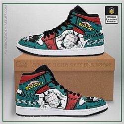 My Hero Academia Shoes - Izuku Midoriya Jordan Sneakers Skill