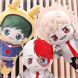 My Hero Academia Merch Plush - Midoriya Izuku Bakugou Katsuki Todoroki Cosplay