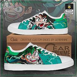 My Hero Academia Shoes - Izuku Midoriya Skate Shoes