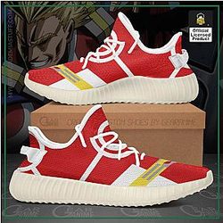 My Hero Academia Shoes - All Might Yeezy Shoes Silver Ace