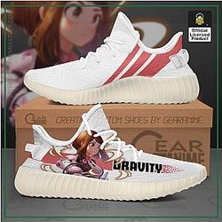 My Hero Academia Shoes - Ochako Uraraka Yeezy Shoes