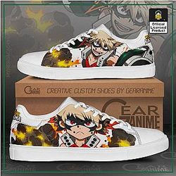 My Hero Academia Shoes - Katsuki Bakugou Skate Shoes