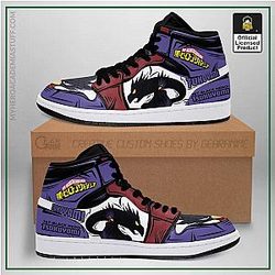 My Hero Academia Sneakers - Fumikage Tokoyami Tsukuyomi Jordan Sneakers