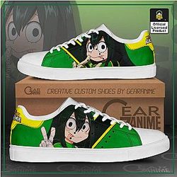 My Hero Academia Shoes - Tsuyu Asui Skate Shoes