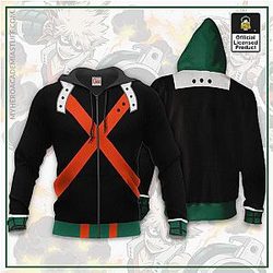 My Hero Academia Hoodie - Katsuki Bakugou Customer Zipped Hoodie