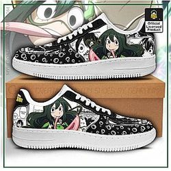 My Hero Academia Shoes - Tsuyu Asui Air Force Sneakers Custom