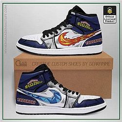 My Hero Academia Shoes - Shoto Todoroki Jordan Sneakers