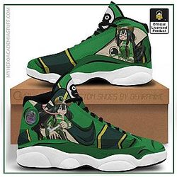 My Hero Academia Shoes - Tsuyu Asui Jordan 13 Shoes