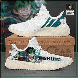 My Hero Academia Shoes - Izuku Midoriya Yeezy Shoes Deku