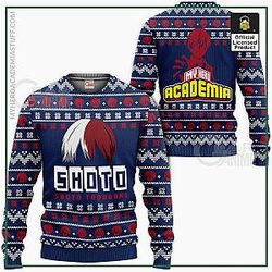 Ugly Christmas Sweater - My Hero Academia Shoto Todoroki