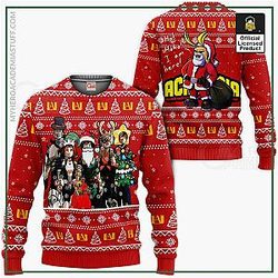 Ugly Christmas Sweater - My Hero Academia Santa