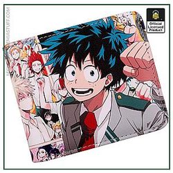 My Hero Academia Wallet With Zip Coin Pocket