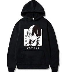 My Hero Academia Merch Hoodie - Shoto Todoroki Cool Pullover Hoodie