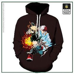 My Hero Academia Hoodie: Team Brown 3D Hoodie