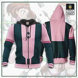 My Hero Academia  Hero Cosplay Zipped Hoodie - Ochaco Uraraka